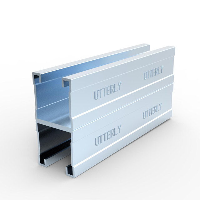 Calibre puntal espalda con espalda s&oacute;lido y ranurado